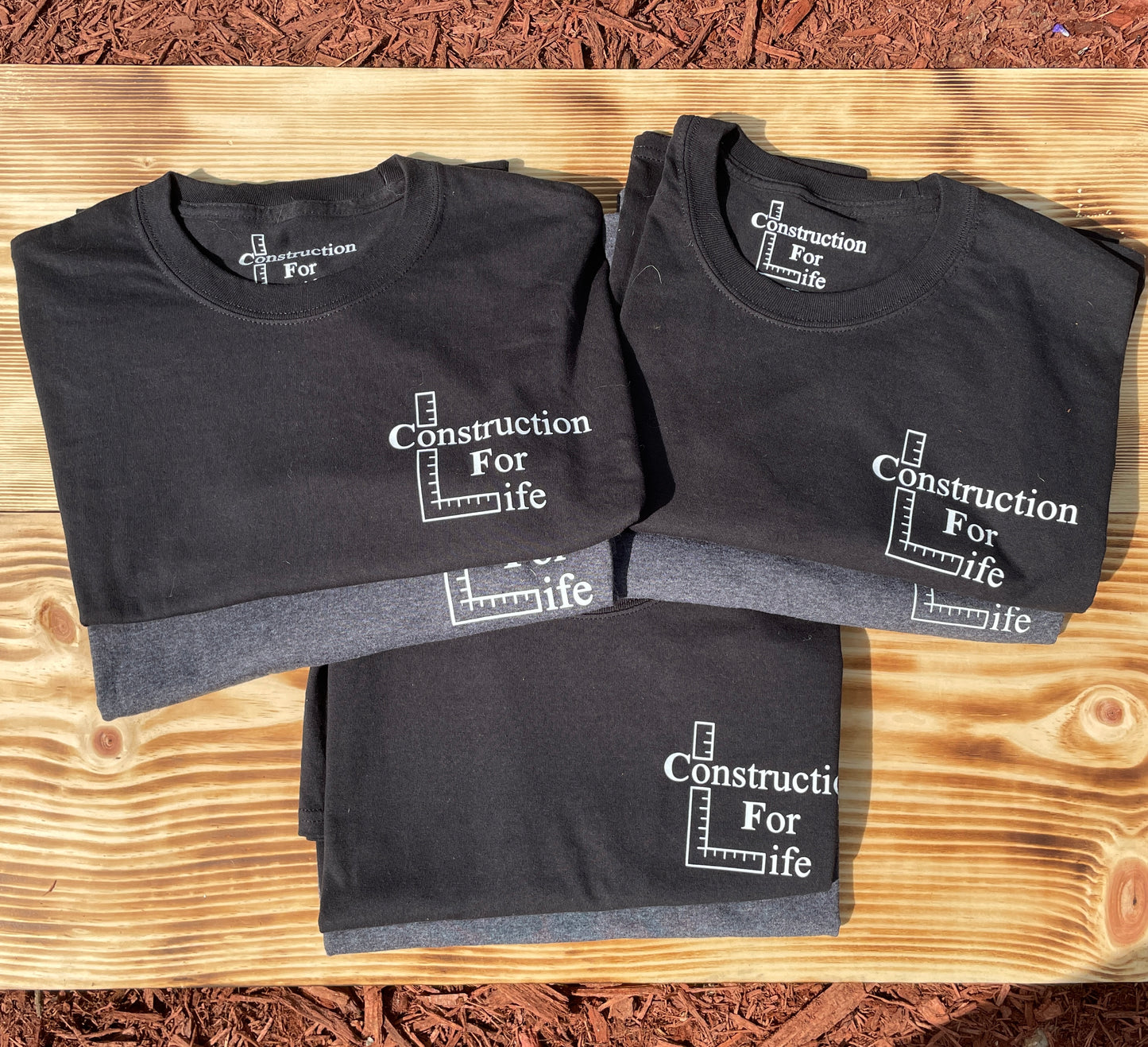 Construction For Life Logo Tshirt