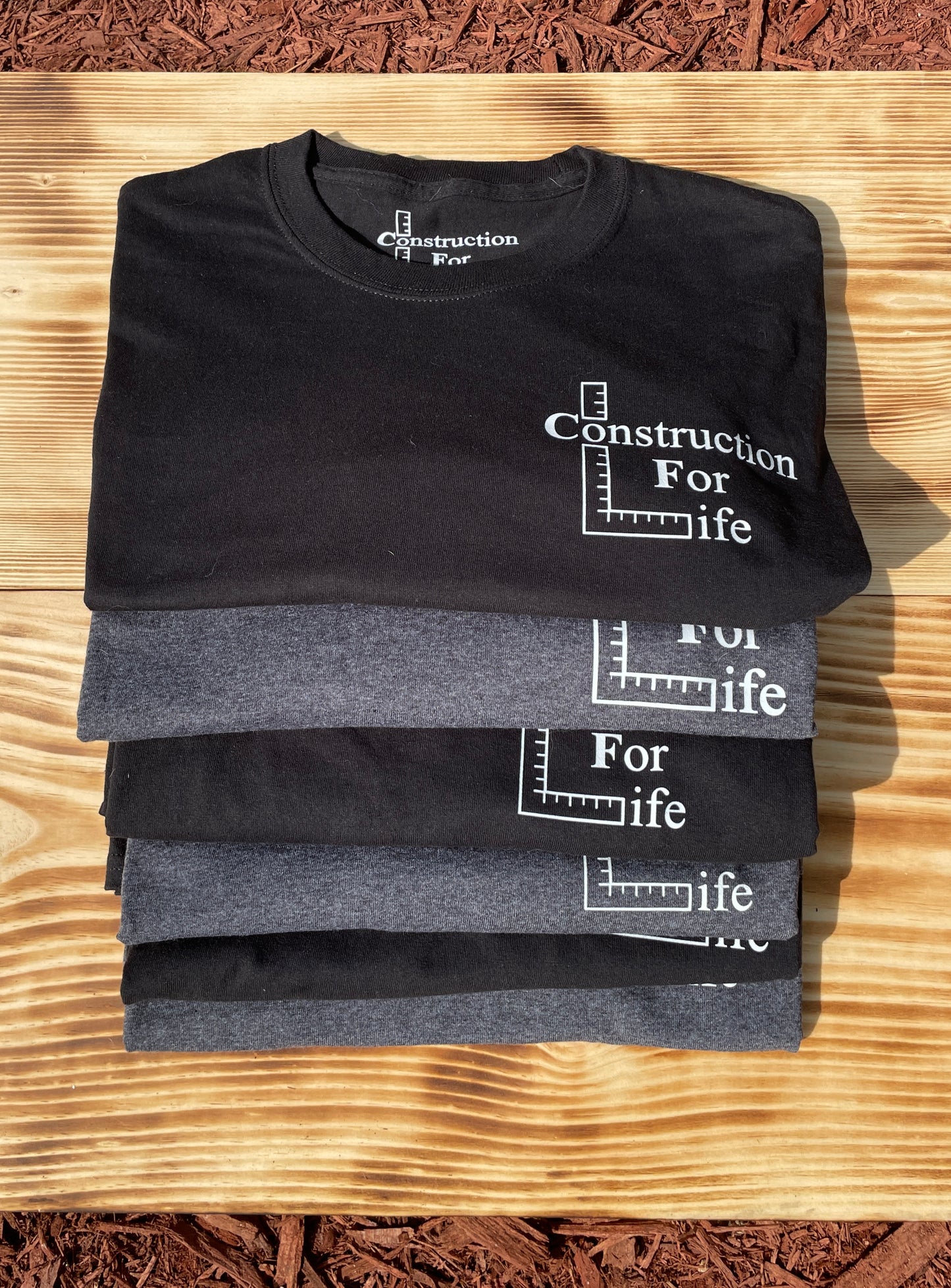 Construction For Life Logo Tshirt