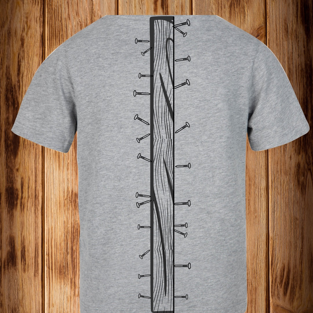 Board and Nails as Spine T-shirt