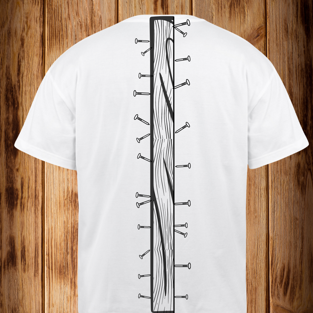 Board and Nails as Spine T-shirt